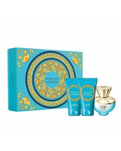 Versace Ladies Dylan Turquoise 3 Pc Gift Set Fragrances 8011003876778