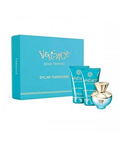 Versace Ladies Dylan Turquoise Gift Set Fragrances 8011003873463