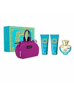 Versace Ladies Dylan Turquoise Gift Set Fragrances 8011003885008