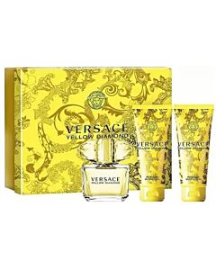 Versace Ladies Versace Yellow Diamond Gift Set Fragrances 8011003876648
