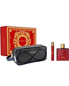 Versace Men's Eros Flame Gift Set Fragrances 8011003885251