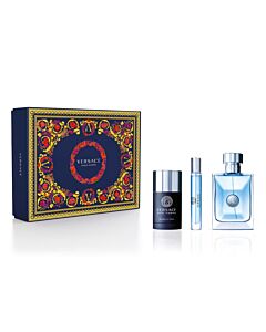 Versace Men's Pour Homme Gift Set Fragrances 8011003873555