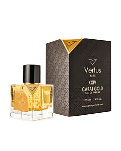 Vertus Unisex Xxiv Carat Gold EDP Spray 3.4 oz Fragrances 3612345679222