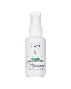 Vichy Ladies Capital Soleil UV Clear Anti Imperfections Water Fluid SPF 50 1.4 oz Skin Care 3337875837149