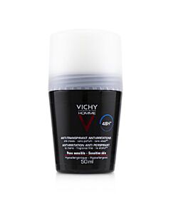 Vichy Men's Homme 48H* Anti-Irritations & Anti Perspirant Roll-On Deodorant Rollerball 1.69 oz Bath & Body 3337871320379