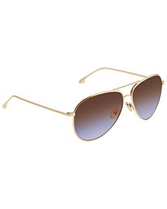 Victoria Beckham 62 mm Gold Sunglasses