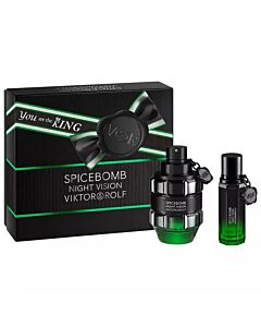 Viktor & Rolf Men's Spicebomb Night Vision Gift Set Fragrances 3614273919395
