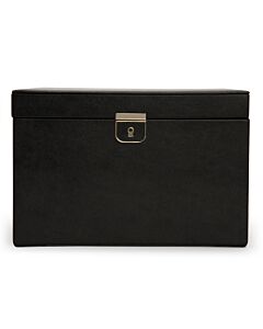 Wolf Palermo Large Black Anthracite Jewelry Case 213002