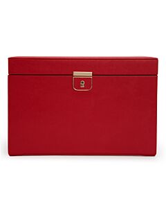 Wolf Palermo Large Red Jewelry Case 213072