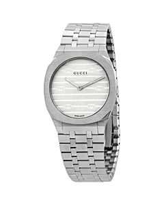 Women's 25H Stainless Steel Silver Dial Watch