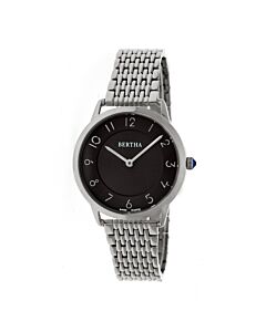 Women's Abby Stainless Steel Black Dial