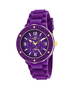 Women's Acqua Silicone Purple Dial Watch
