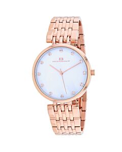 Women's Aerglo Stainless Steel Mother of Pearl Dial Watch