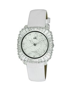 Women's AK2722-S Genuine Leather Silver-tone Dial Watch