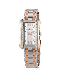 Women's Alacria Queen Stainless Steel with 18kt Rose Gold Links Silver Dial Watch