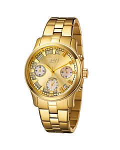 Women's Alessandra Chronograph Stainless Steel Gold-tone Dial