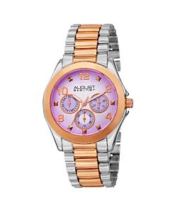 Women's Alloy Purple Dial Watch