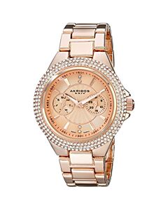 Women's Rose Gold-tone Alloy Rose Gold Dial