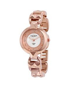 Women's Rose Gold-tone Alloy White Mother of Pearl center (Rose Gold-tone Outer Dial