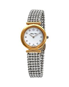 Women's Allure Stainless Steel White Dial Watch