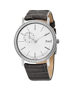 Women's Altiplano (Alligator) Leather Silver Dial Watch
