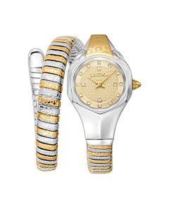 Women's Amalfi Stainless Steel Gold-tone Dial Watch