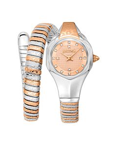 Women's Amalfi Stainless Steel Rose Gold-tone Dial Watch