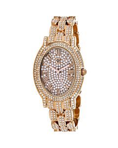 Women's Amore Stainless Steel Rose Gold-tone Dial Watch