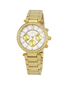 Women's Angel Chronograph Stainless Steel Silver Dial Watch