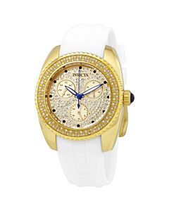 Women's Angel Silicone Gold-tone Dial