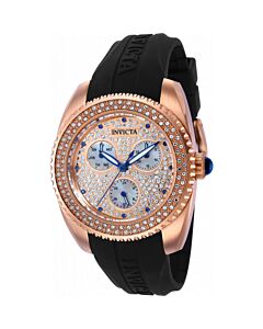 Women's Angel Silicone Rose Gold-tone Dial Watch
