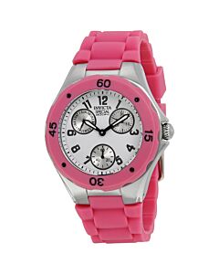 Women's Angel Silicone White Sunray Dial Watch