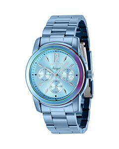 Women's Angel Stainless Steel Blue Dial Watch