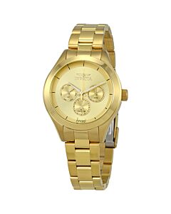 Women's Angel 18K Gold-Plated Stainless Steel and Dial