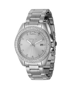 Women's Angel Stainless Steel Silver-tone Dial Watch