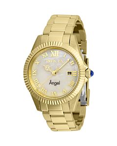 Women's Angel Stainless Steel White Dial Watch
