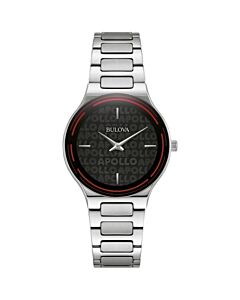 Women's Apollo Stainless Steel Black Dial Watch