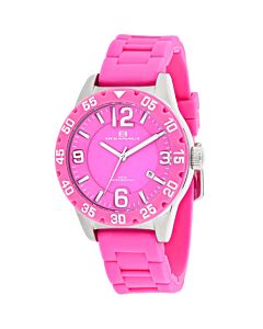 Women's Aqua One Silicone Pink Dial Watch