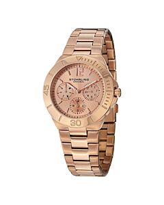 Women's Aquadiver Chronograph Stainless Steel Rose Dial Watch