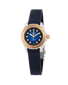 Women's Aquaracer Professional 200 Rubber Blue Dial Watch