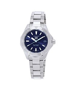 Women's Aquaracer Stainless Steel Blue Dial Watch