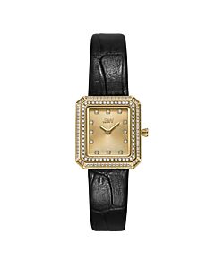 Women's Arc Crocodile Leather Gold-tone Dial Watch