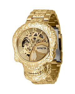 Women's Artist Stainless Steel Gold-tone Dial Watch