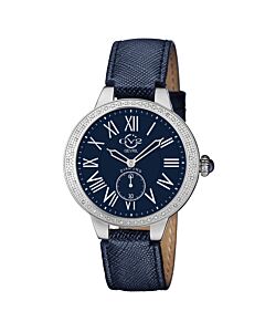 Women's Astor Leather Blue Dial Watch