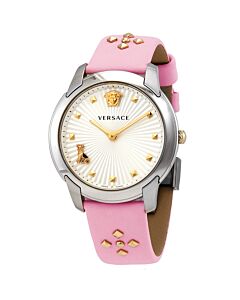 Women's Audrey Leather Silver Dial Watch