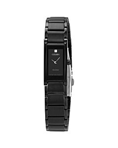 Women's Axiom Stainless Steel Black Dial Watch