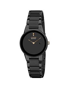 Women's Axiom Stainless Steel Black Dial Watch