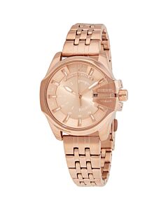 Women's Baby Chief Stainless Steel Rose Gold Dial Watch
