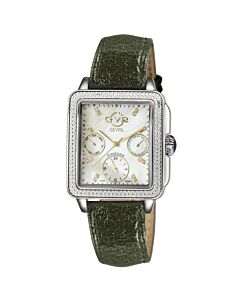 Women's Bari Sparkle Leather White Dial Watch