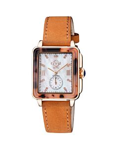 Womens-Bari-Tortoise-Leather-Mother-of-Pearl-Dial-Watch